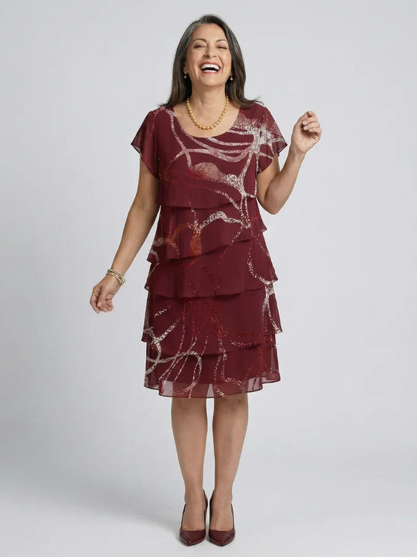 Knee Length Dress Women Relaxed Fit Casual