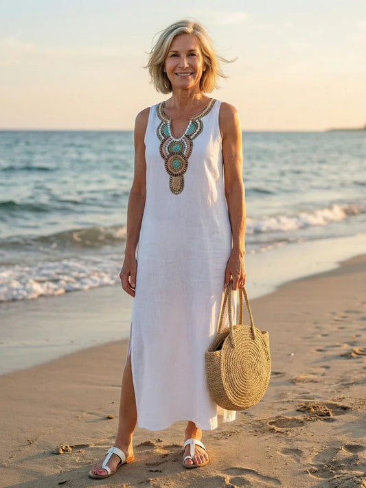 Midi Dress Women Relaxed Fit Casual Summer
