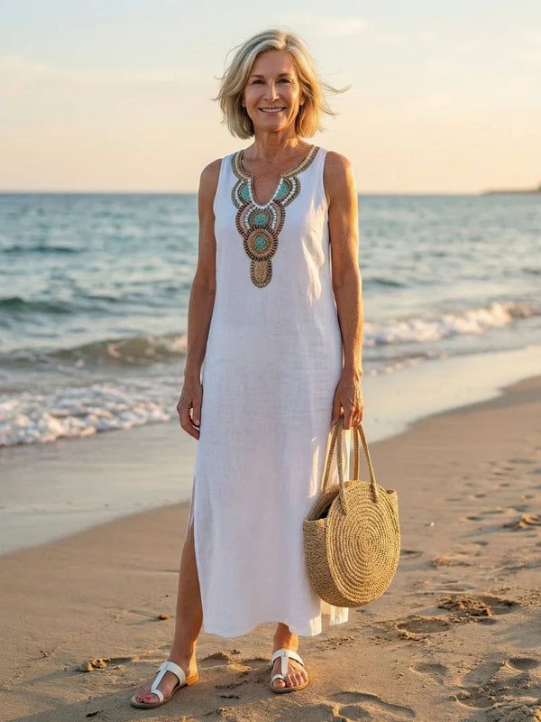 Midi Dress Women Relaxed Fit Casual Summer