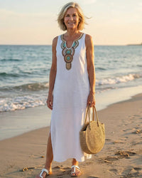 Midi Dress Women Relaxed Fit Casual Summer