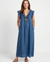Sleeveless Midi Dress Women Relaxed Fit Casual