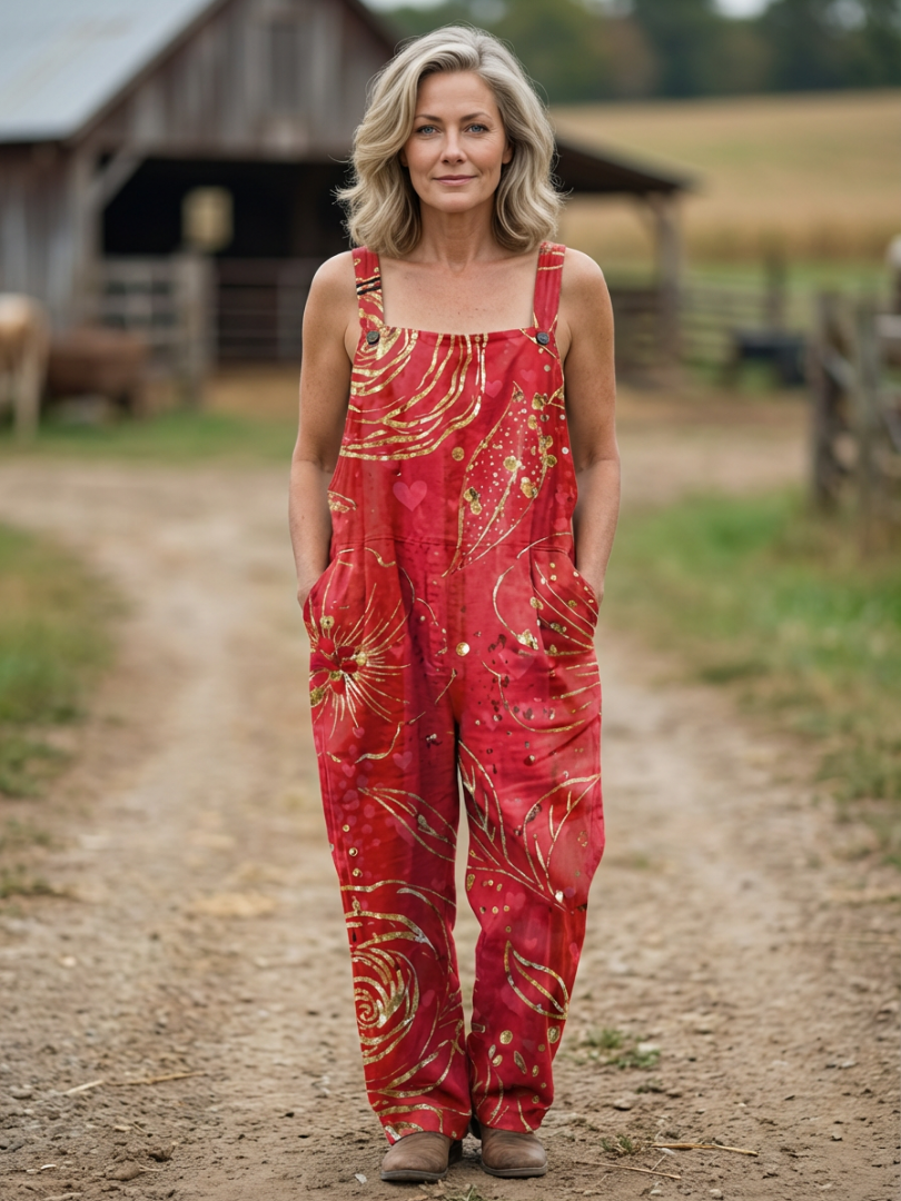 Jumpsuit Women Relaxed Fit Casual Comfortable