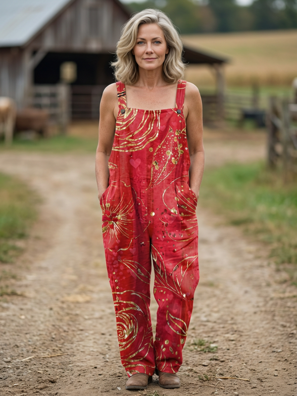 Jumpsuit Women Relaxed Fit Casual Comfortable