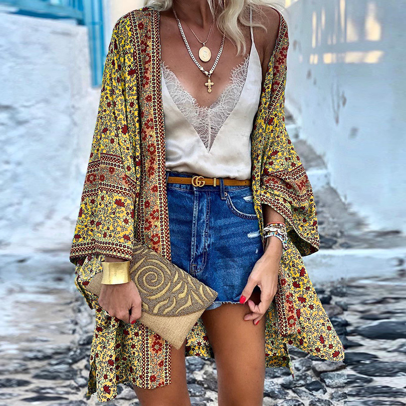 Cardigan Women Loose Fit Casual Boho