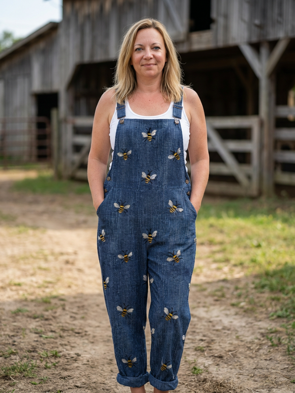 Jumpsuit Women Relaxed Fit Casual Summer