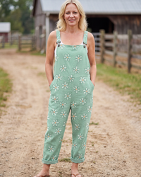 Jumpsuit Women Relaxed Fit Casual Lightweight Floral