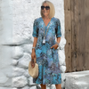 Midi Dress Women Relaxed Fit Casual Summer