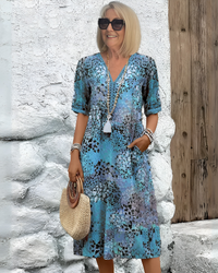 Midi Dress Women Relaxed Fit Casual Summer