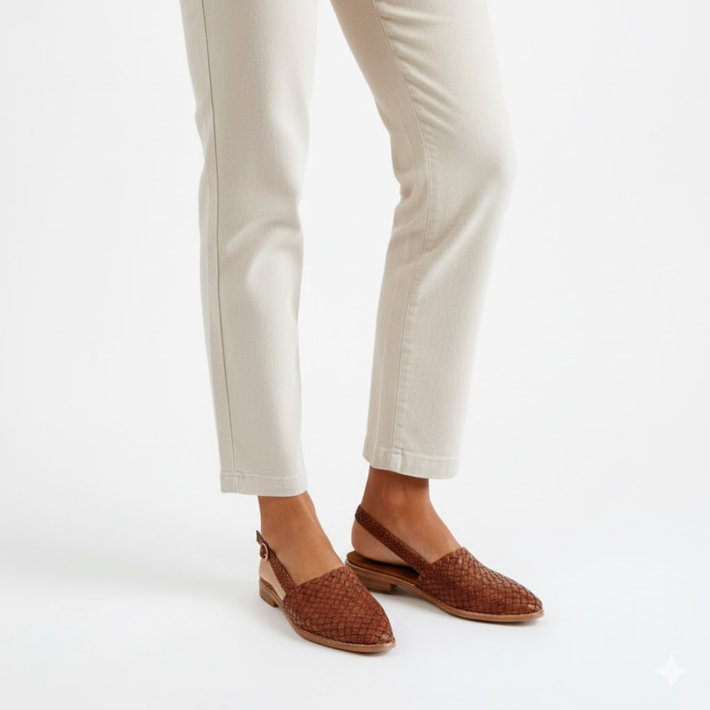 Slingback Shoes Women Narrow Fit Casual Everyday