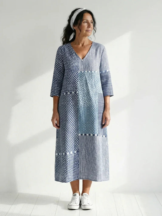 Midi Dress Women Relaxed Fit Casual