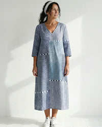 Midi Dress Women Relaxed Fit Casual