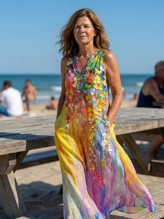 Maxi Dress Women Relaxed Fit Casual Summer