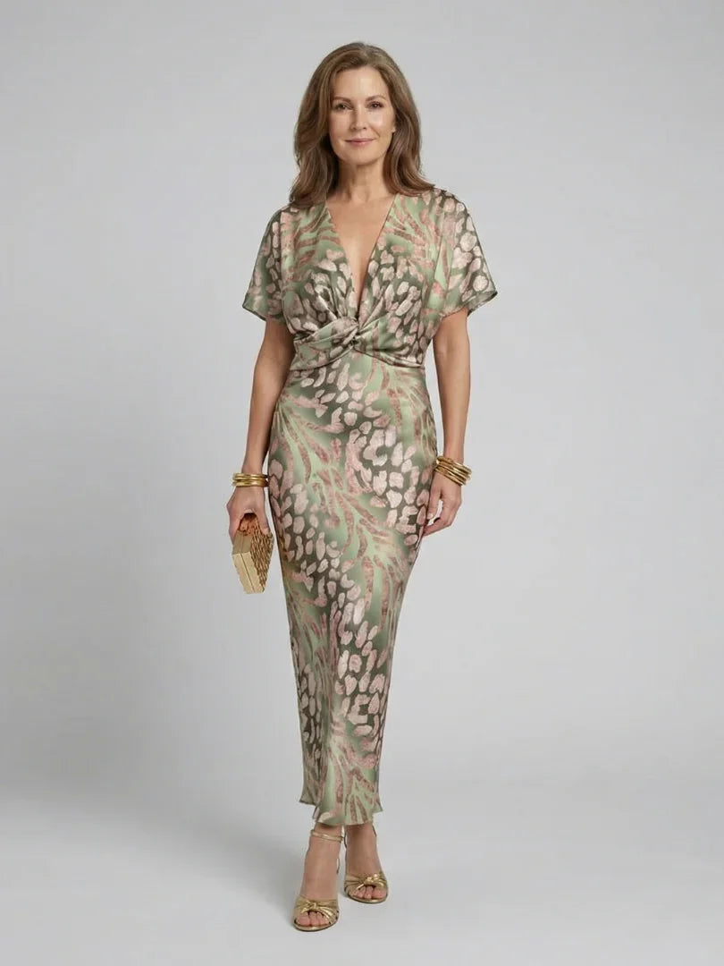Midi Dress Women Tailored Fit Casual