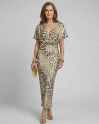 Midi Dress Women Tailored Fit Casual