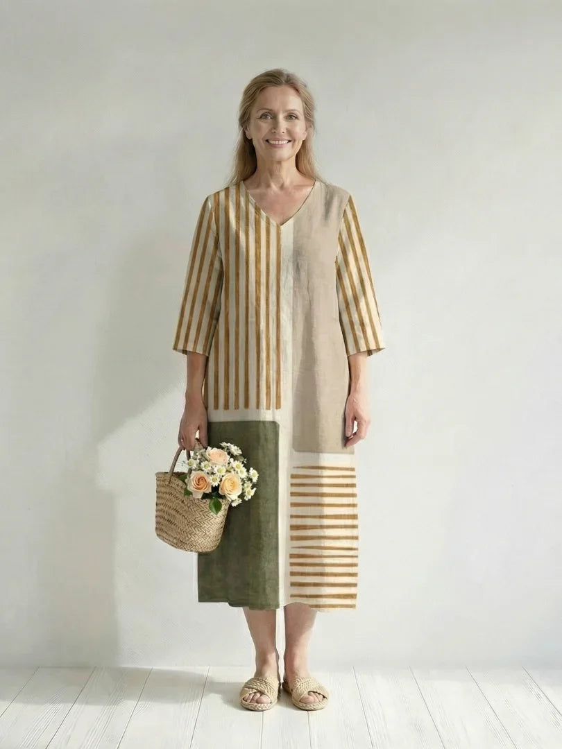 Midi Dress Women Relaxed Fit Casual