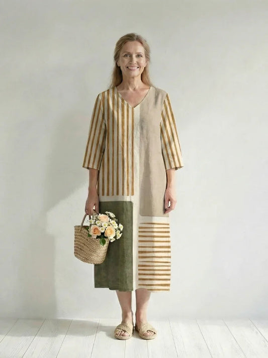 Midi Dress Women Relaxed Fit Casual