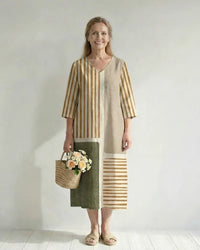 Midi Dress Women Relaxed Fit Casual