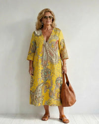 Midi Dress Women Relaxed Fit Casual