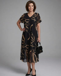 Midi Dress Women Relaxed Fit Casual