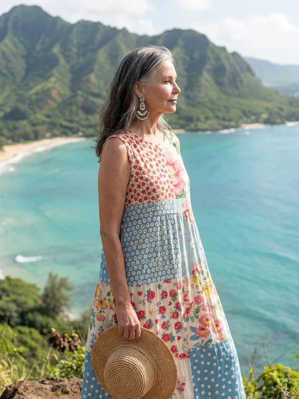 Midi Dress Women Relaxed Fit Casual Summer