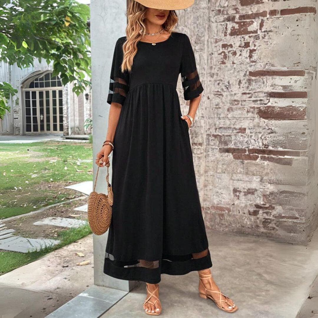 Dress Women Regular Fit Casual Elegant