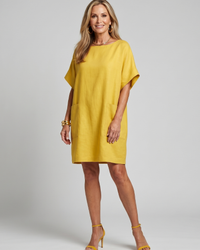 Knee Length Dress Women Relaxed Fit Casual