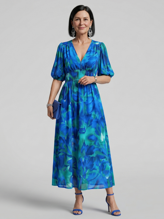 Midi Dress Women Relaxed Fit Casual Summer