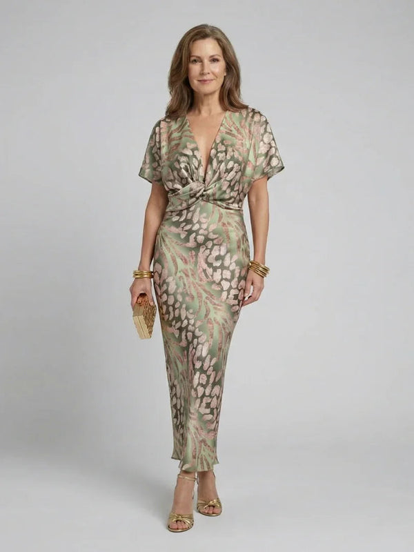 Midi Dress Women Tailored Fit Casual