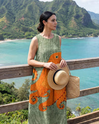 Midi Dress Women Relaxed Fit Casual Summer