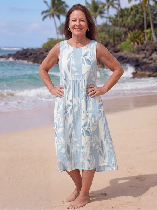 Midi Dress Women Relaxed Fit Casual Summer