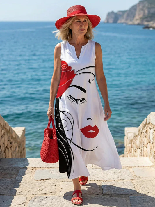 Maxi Dress Women Relaxed Fit Casual Summer