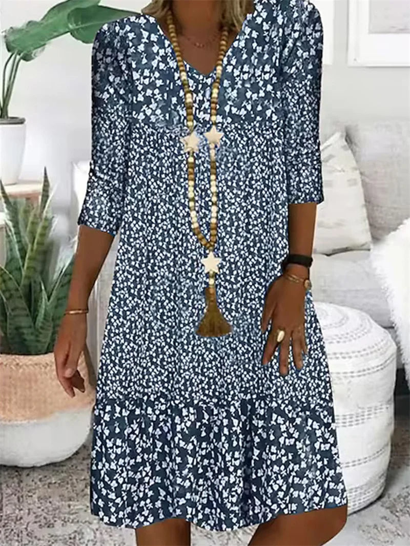Casual Slim Fit Women's Dress Long Sleeve Everyday
