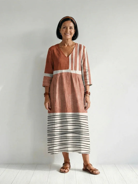 Midi Dress Women Relaxed Fit Casual
