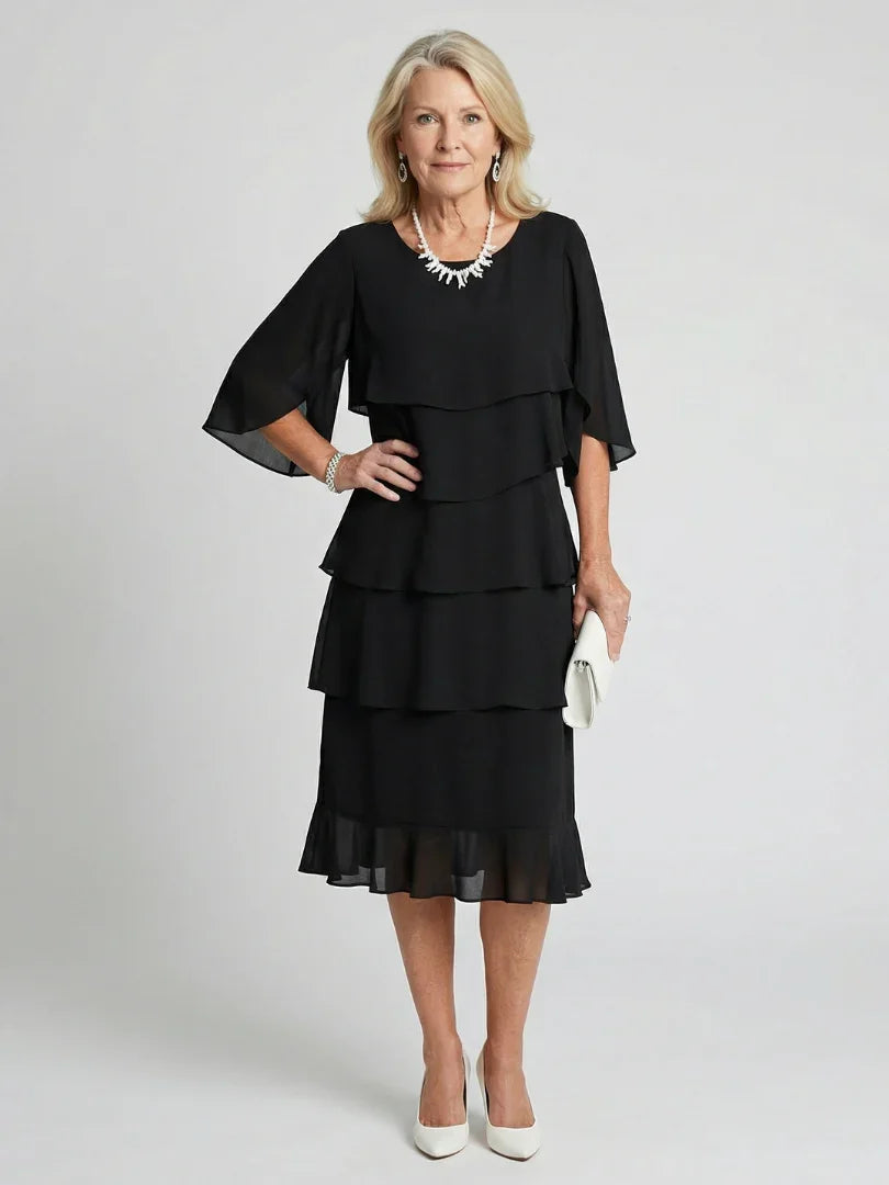 Midi Dress Women Relaxed Fit Casual
