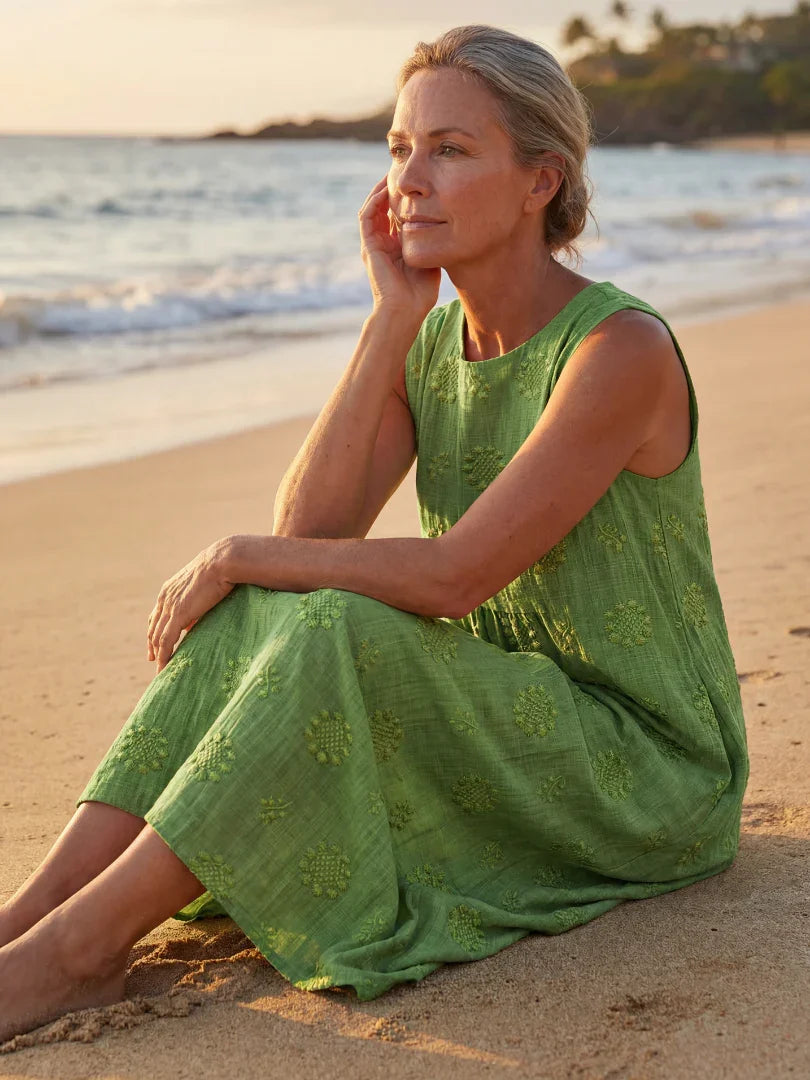 Midi Dress Women Relaxed Fit Casual Summer