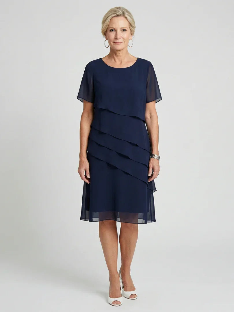 Knee Length Dress Women Relaxed Fit Casual