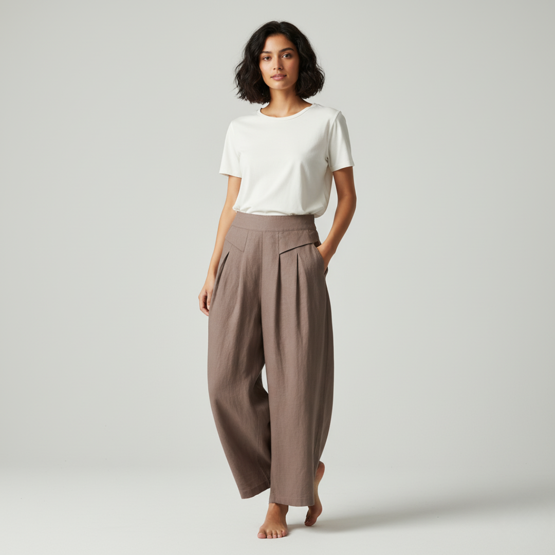 Wide Leg Trousers Women Relaxed Fit Casual