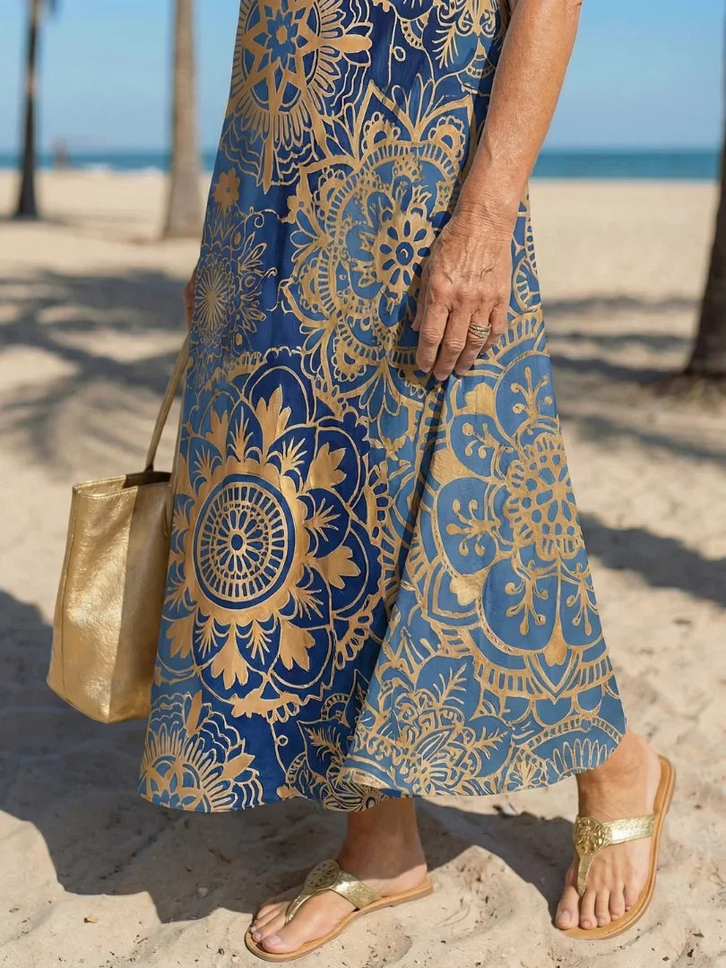 Midi Dress Women Relaxed Fit Casual Summer