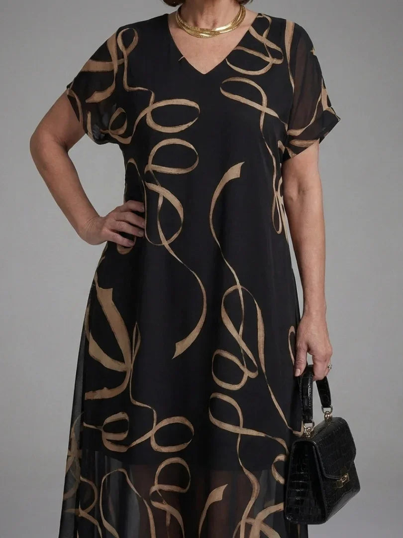 Midi Dress Women Relaxed Fit Casual