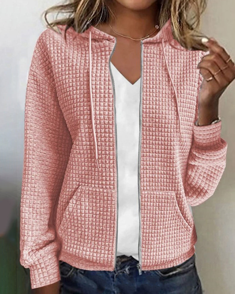 Hooded Vest Women Regular Fit Casual with Pockets