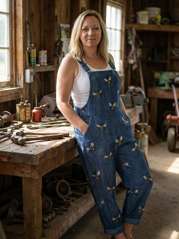 Jumpsuit Women Relaxed Fit Casual Summer