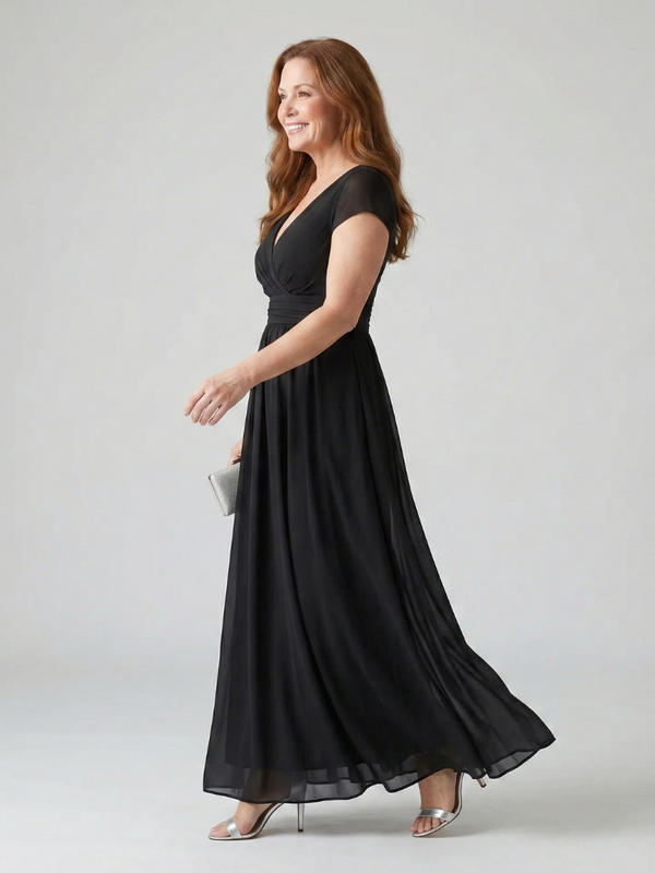 Maxi Dress Women Regular Fit Casual Elegant