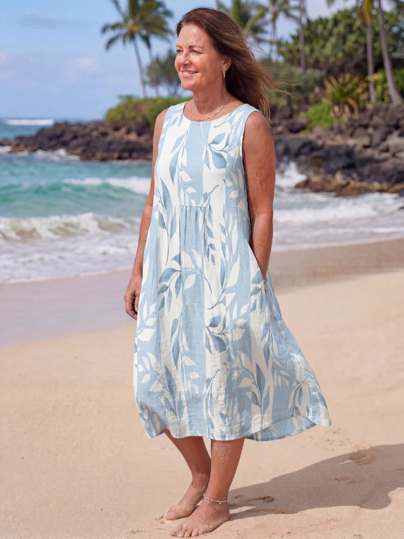 Midi Dress Women Relaxed Fit Casual Summer