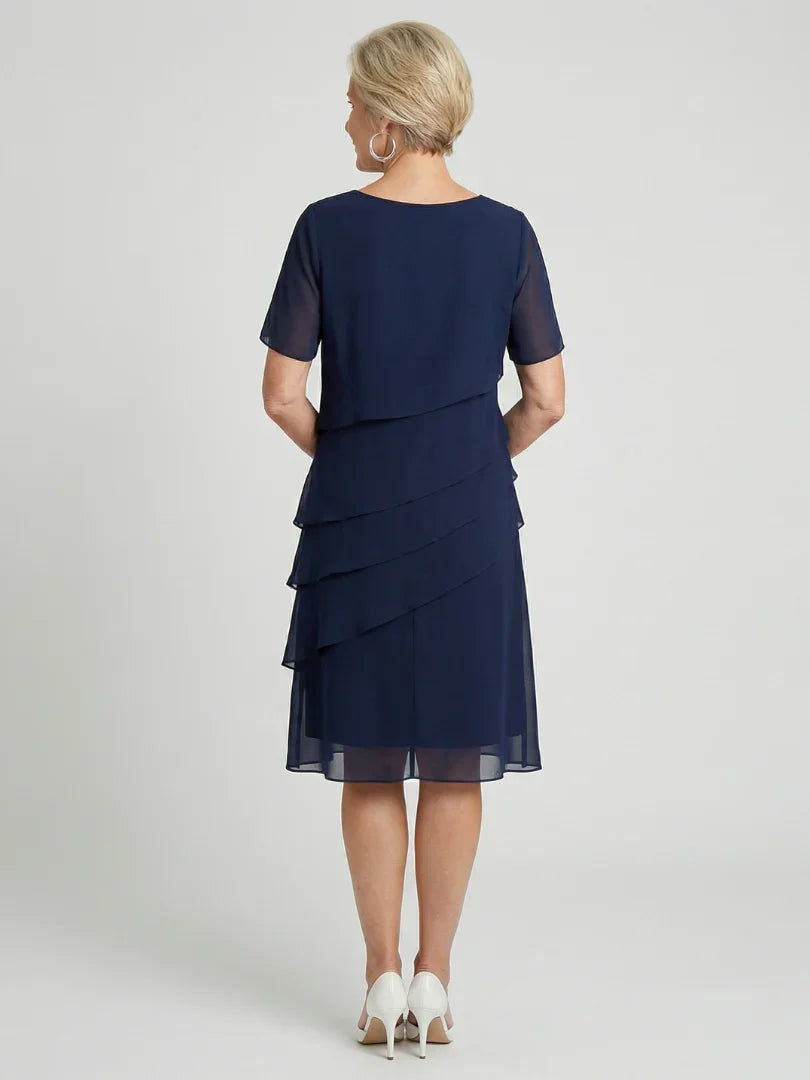 Knee Length Dress Women Relaxed Fit Casual