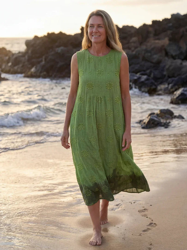 Midi Dress Women Relaxed Fit Casual Summer