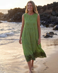 Midi Dress Women Relaxed Fit Casual Summer