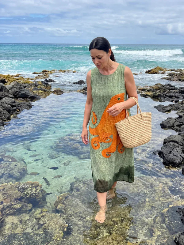 Midi Dress Women Relaxed Fit Casual Summer