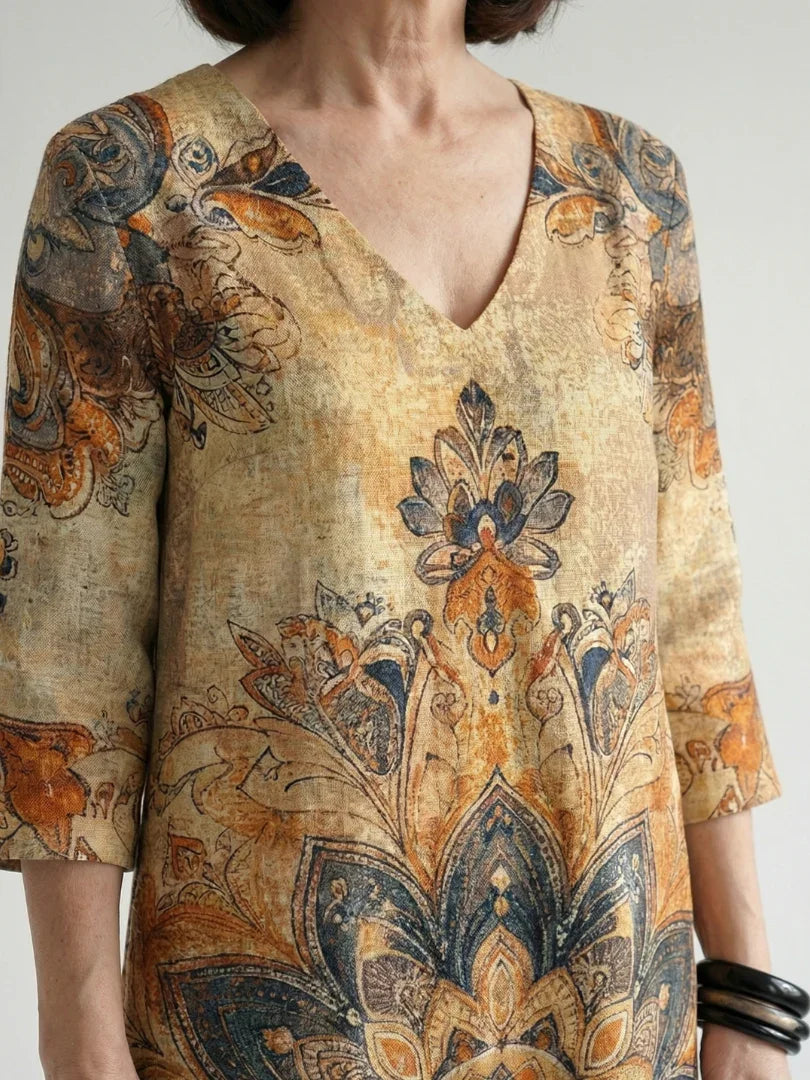 Midi Dress Women Relaxed Fit Casual
