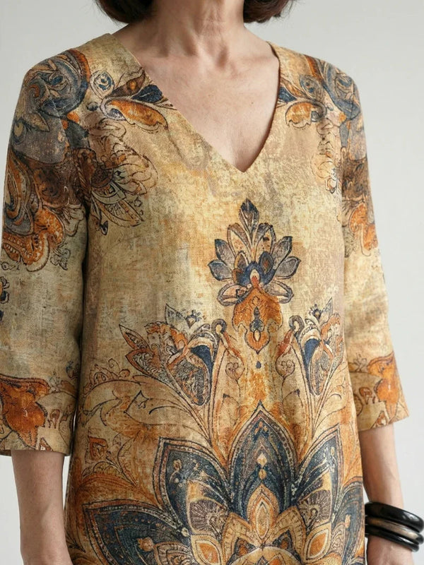 Midi Dress Women Relaxed Fit Casual
