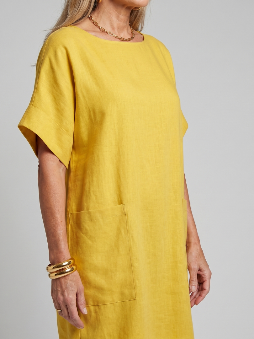 Knee Length Dress Women Relaxed Fit Casual